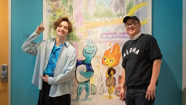 玉森裕太さん×ピクサー・アニメーション・スタジオ突撃レポートin LA！ピクサー・スタジオの歴史ある壁に日本人声優初となるサインを残しました！